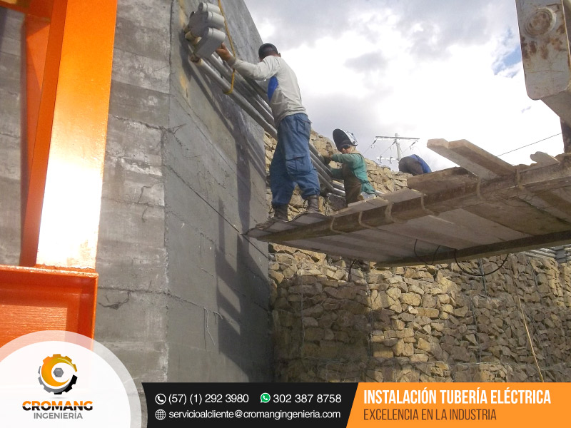 instalación de tuberías