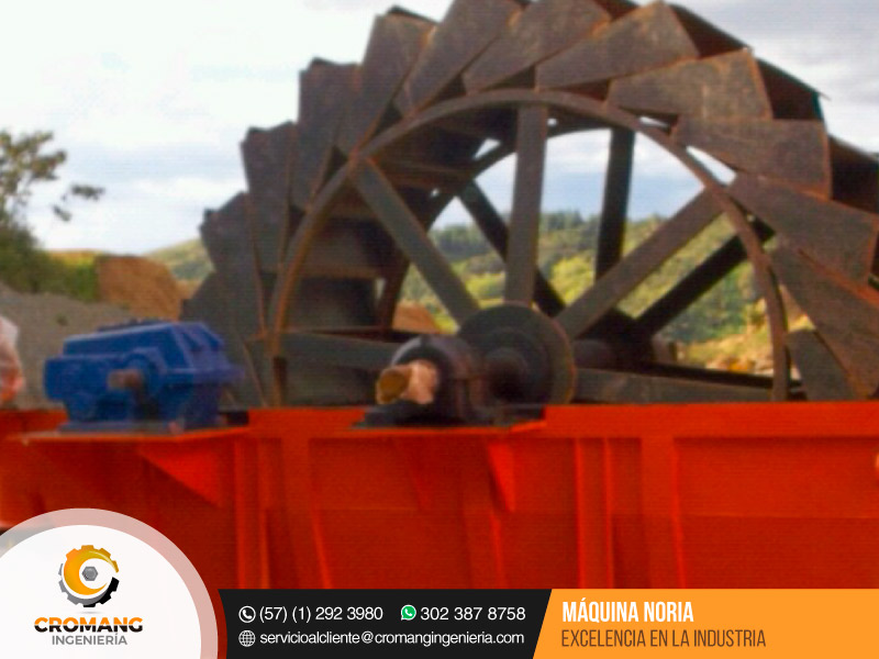 mantenimiento de Noria lavadora de arena