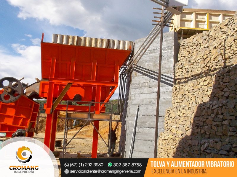 mantenimiento de tolva para trituración de piedra