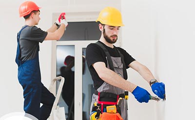 instalación de lamparas     