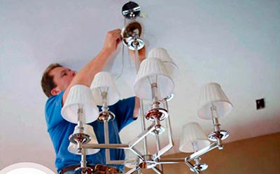 instalación de iluminación profesional